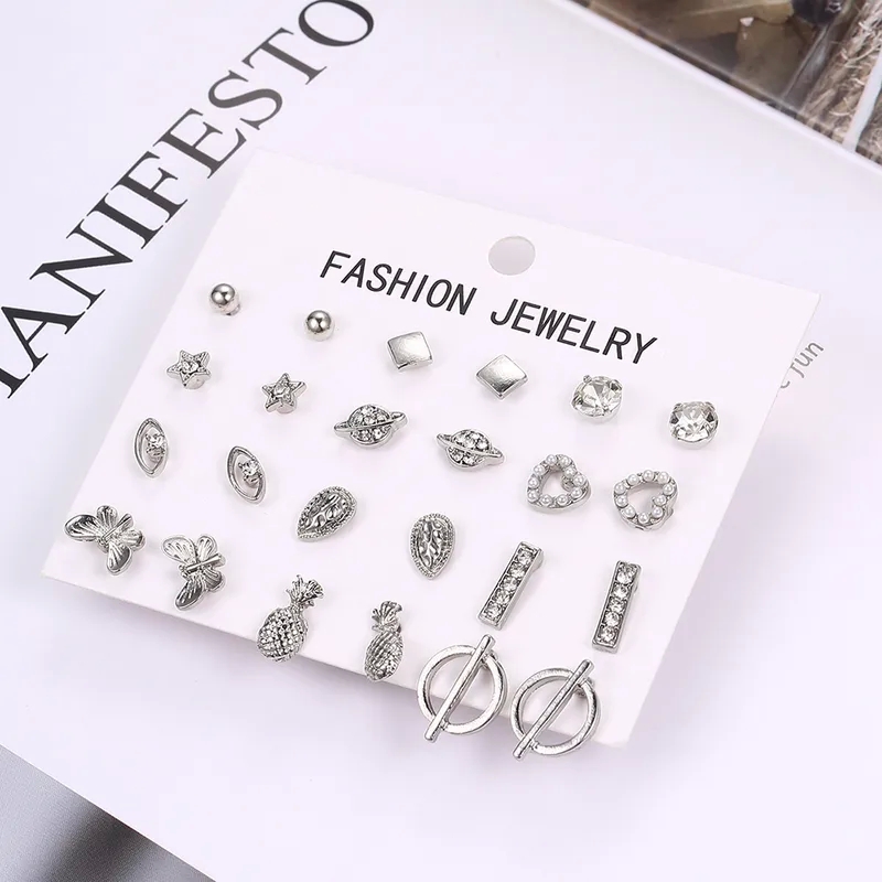 costume jewelry upper east side "Wholesale Lightweight Geometric Pearl Rhinestone Stud Earrings – Vintage Charm Festival fashion jewelry edmonton Fashion Fast Shipping" old fashion jewelry