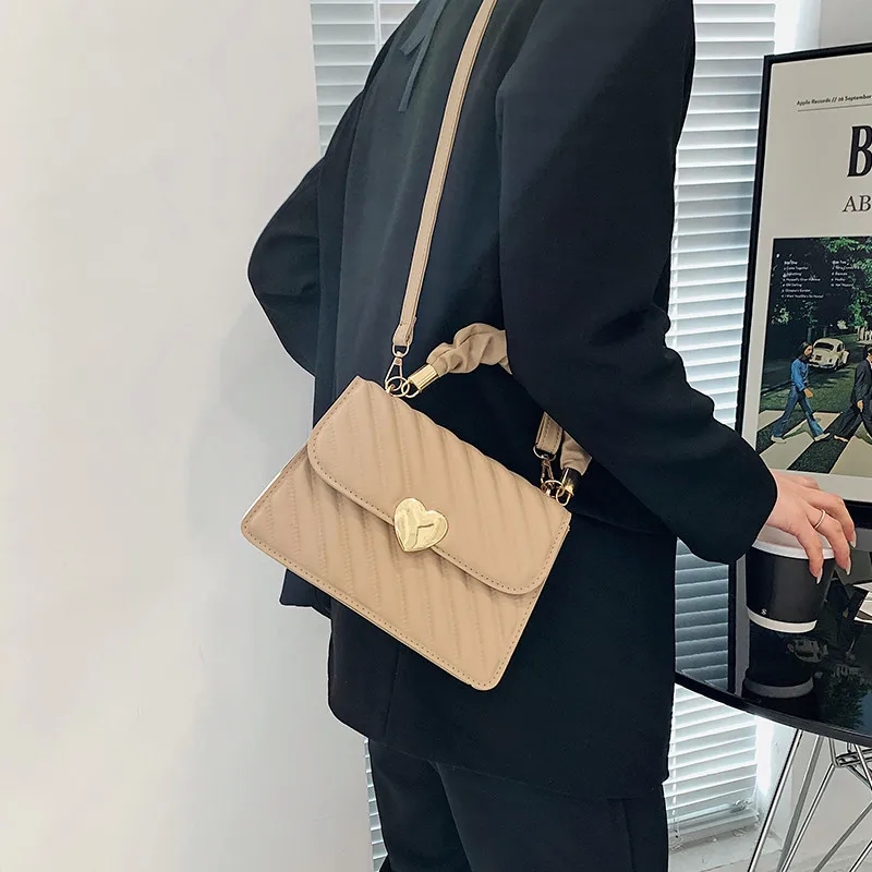 designer bags "Limited Edition Sparkling Artisanal Women's PU Leather trolley bags Heart Clasp Crossbody Bag – Glam & Sleek Design" ogio golf bags