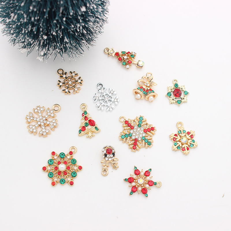 disney charms for jewelry making Sparkling One-of-a-Kind Alloy Rhinestone Snowflake jewelry making diy Pendant - Classic Jewelry Accessory for Unique Style jewelry making party near me
