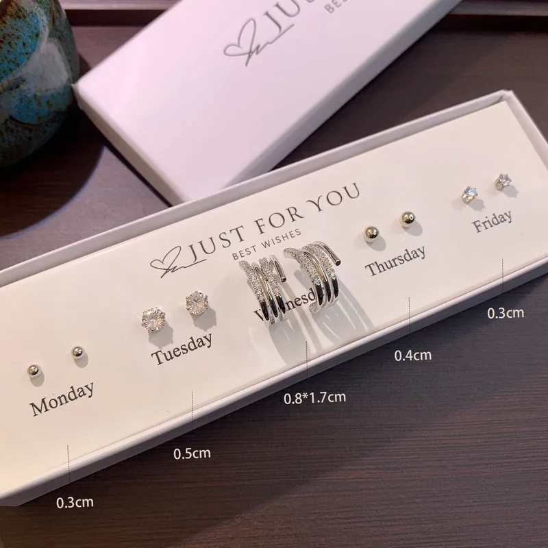 ep fine jewelry "Lightweight Modern Geometric Crystal Zircon 14K Gold/Silver Plated Studs – Ethical where to sell fine jewelry Luxury Budget-Friendly" 207 fine jewelry inc