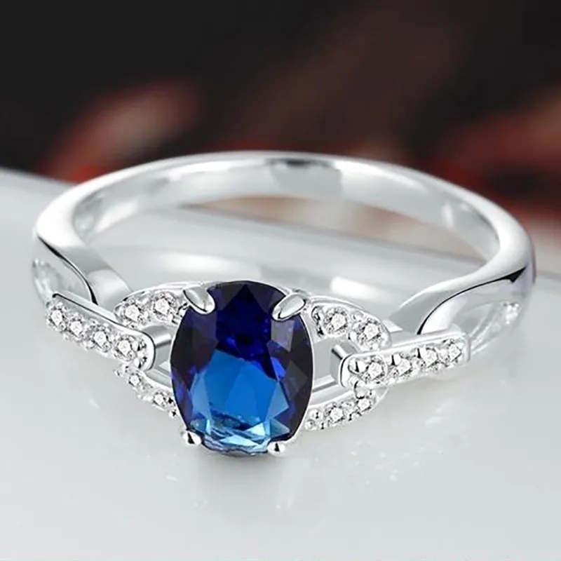 etsy fashion jewelry "Vintage Elegance: Skin-Friendly Sapphire & Zircon fall fashion jewelry trends 2023 Ring – Affordable Luxury Fashion Must-Have" fashion jewelry 2018