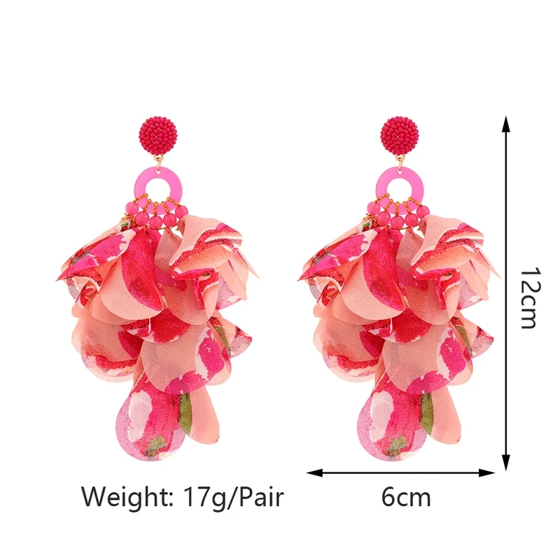 fashion 60+ "Premium Matte Beaded Lace Drop Earrings – Handmade Celebrity-Style fashion jewelry calgary Elegant Vacation Petal Design" fashion jewelry keychain made in china