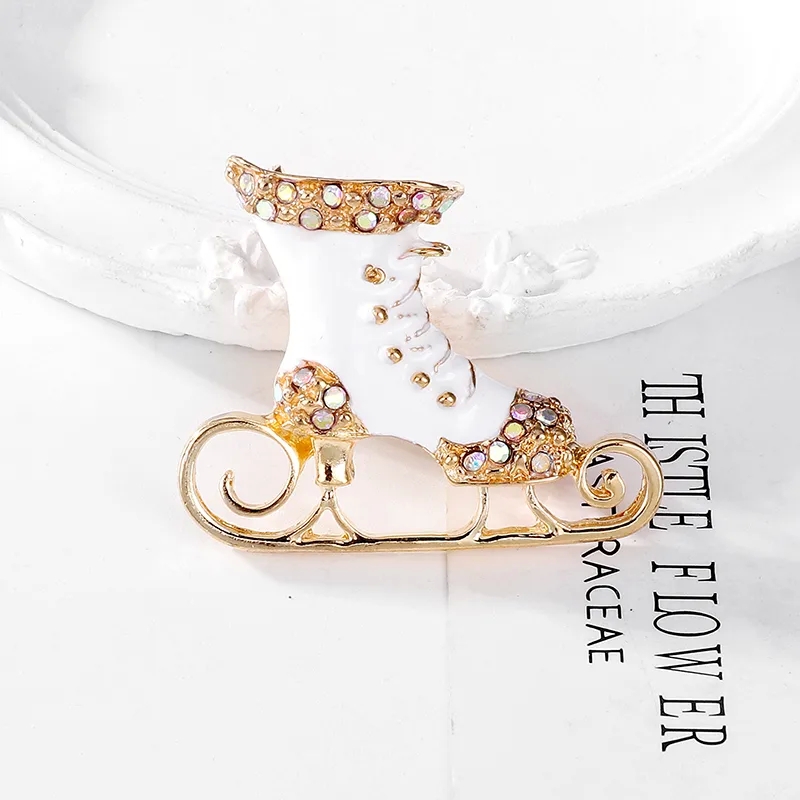 how to join honey fashion accessories "Vintage Alloy Skates Brooch – Antique Minimalist Unisex Pin Customizable kumar tailors and fashion accessories Affordable Luxury" fashion accessories description