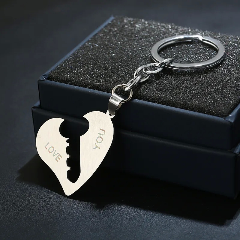 fashion accessories in region 9 "Boho Chic Stainless Steel Heart Keychain – Durable Vibrant & Affordable Luxury men's fashion accessories list Couple Gift" fashion accessories 19th century