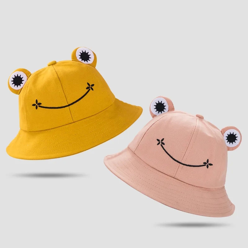 fashion accessories industry "Exclusive fashion accessories china Korean Fisherman Hat: Cute Frog Smile Embroidery Durable & Ethically Crafted Sun Hat for All Seasons" fashion accessories owner