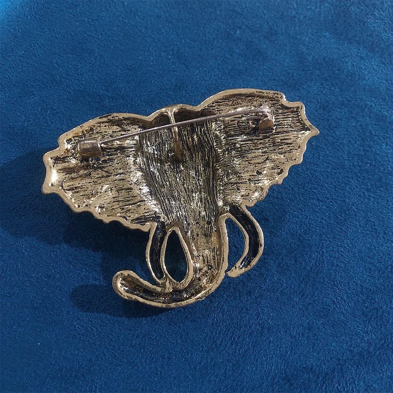 fashion accessories philippines "Affordable Unisex Elephant fashion jewelry near me Brooch with Alloy Inlay & Gemstones – Budget-Friendly Fashion Pin" spirits fashion accessories yangon