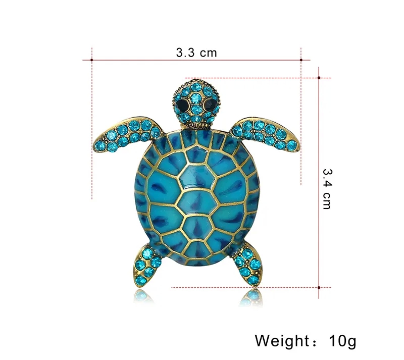 fashion accessories stores Vintage Sleek Tortoise Alloy Rhinestone Brooch – Polished Unisex Fashion singer fashion mate 3342 accessories Pin with Inlay Design fashion accessories 1920s