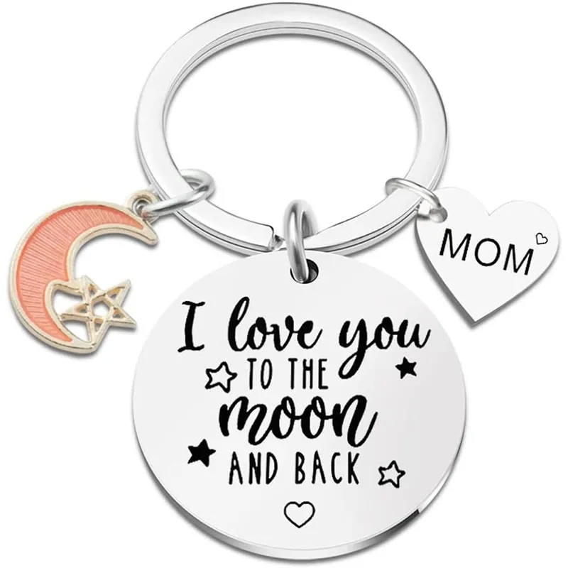 fashion jewelry 2023 "Antique Dainty Bohemian MAMA Letter fashion accessory videos Titanium Steel Memorial Keychain Pendant for Women" one plus one fashion & accessories