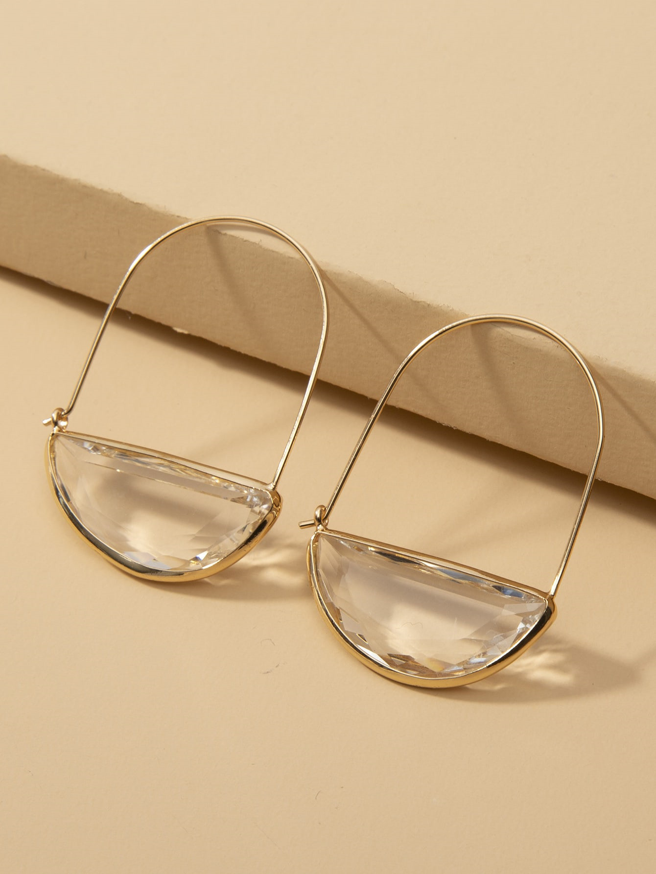 fashion jewelry as Wholesale Discounted Classic Semicircle Crystal Earrings – Exquisite, Colorful, Simple Elegance dazzle fashion jewelry for Women 8 jewelry brands