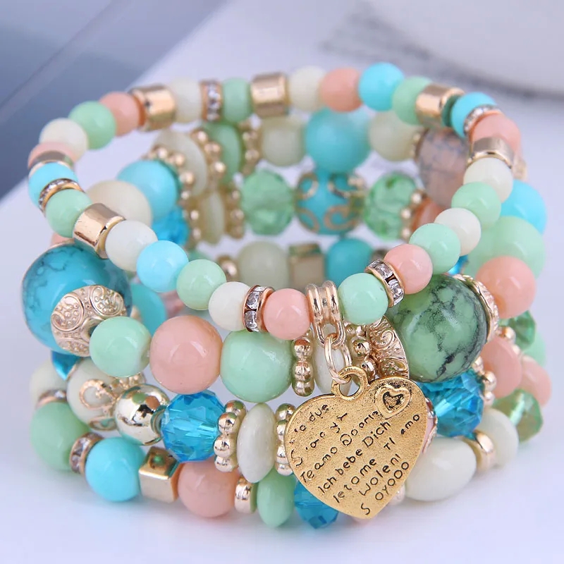 fashion jewelry chain "Custom-Fit Refined Resin Beaded Bracelets – Timeless Beauty fashion jewelry nyc for Wholesale" fashion jewellery 2024