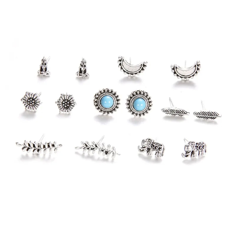 fashion jewelry images "Ethical Ethnic Animal fashion jewelry los angeles Alloy Gemstone Stud Earrings – Wholesale Affordable Gift" costume jewelry 2024
