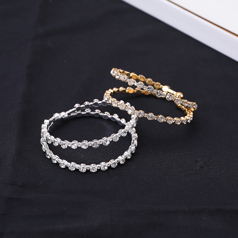 fashion jewelry in spanish Luxury Polished Rhinestone Women's Bangle – fashion jewelry for prom High-End Everyday Jewelry, Gift-Ready & Elegant Design fashion jewelry 18k necklace