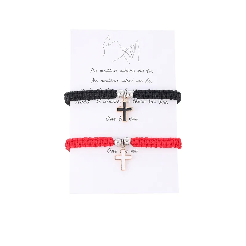 fashion jewelry online store "Limited Edition is fashion jewelry real Bold Cross Alloy Nylon Bracelet – Polished Exquisite Unisex Simple Style Low Stock" 424 jewelry