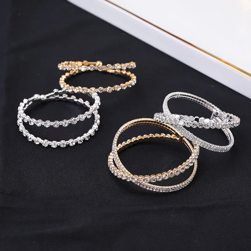 fashion jewelry outlet woodbridge Luxury Polished japan fashion jewelry Rhinestone Women's Bangle – High-End Everyday Jewelry Gift-Ready & Elegant Design fashion jewelry repair