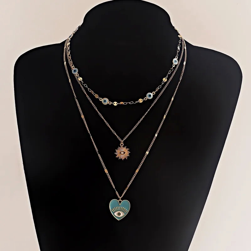 fashion jewelry shop "Discounted Romantic rab jacq fashion jewelry Devil's Eye Alloy Layered Necklace – Exquisite Craftsmanship" fashion jewelry keychain made in china