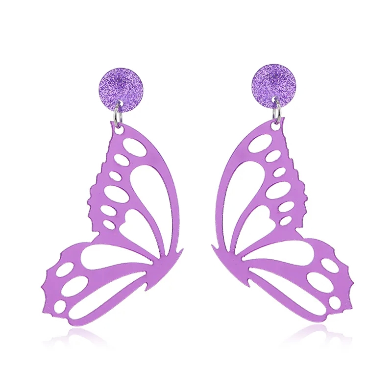 fashion jewelry trade shows 2024 "Fashionable Branded Women's Butterfly Hollow-Out Drop Earrings – Polished 90s fashion jewelry Finish Affordable Style" quality korean fashion jewelry