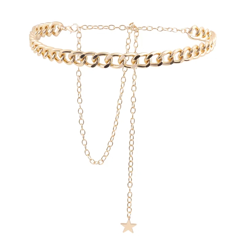 fashion jewelry vs costume jewelry "Timeless Vintage-Inspired Minimalist 6 fashion styles Women's Waist Chain with Glistening Star Alloy Tassel – Wholesale Casual Elegance" iris fashion jewelry