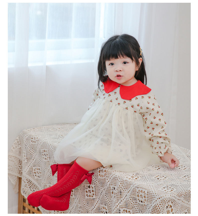 fashion queen jewellery Custom High-Quality Minimalist Skin-Friendly introduction of fashion accessories Women's Princess Cotton Mesh Crew Socks - Solid Color, One Pair elegant fashion accessories pvt ltd
