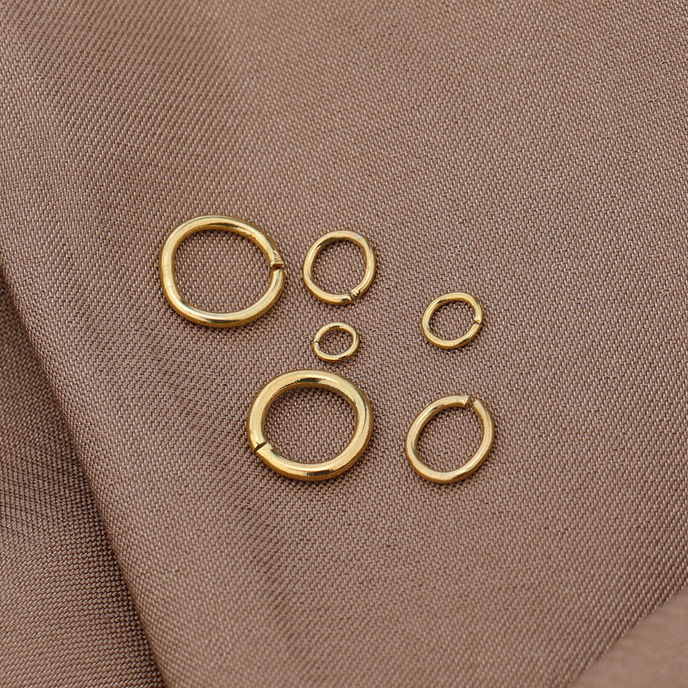 findings for jewelry making Trendy Authentic Stainless Steel Geometric Open Jump Rings for Daily best jewelry making youtube channel Wear – Wholesale Collection jewelry making glasses