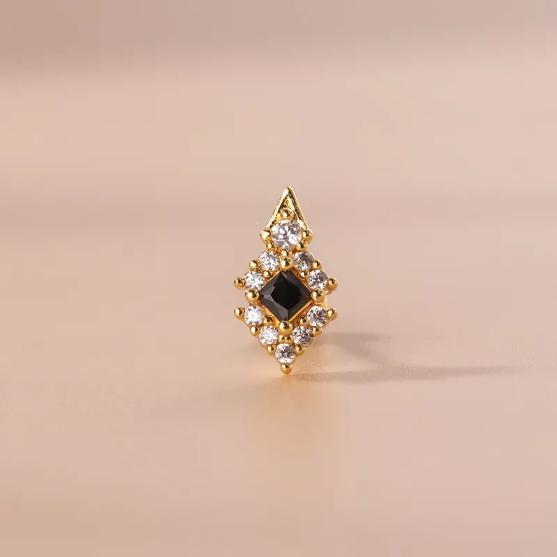 fine jewellery quotes Artisanal Shiny montelongo's fine jewelry 316L Stainless Steel Ear Cartilage Rings & Studs with Zircon Inlay Custom-Fit for Formal Elegance fine jewelry for baby girl