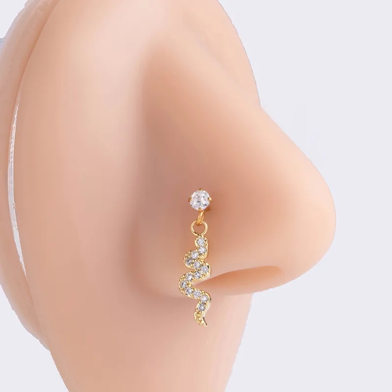 fine jewelry by rafi "Limited Edition 316L Stainless Steel Nose Rings – Heart Flower & Butterfly Designs with Zircon Inlay Glam & howard's fine jewelry Refined Style" twila true fine jewelry