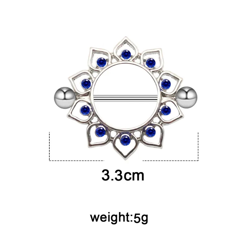 fine jewelry charm necklace Luxury Elegant Hip-Hop Roman British victor's fine jewelry Style Heart-Shaped Stainless Steel Rhinestone Nipple Ring, Scratch-Resistant, Gold-Plated 24k gold fine jewelry earrings