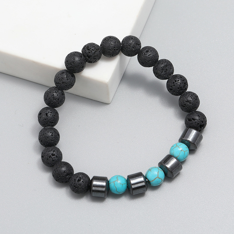 fine jewelry cleaner Wholesale Antique-Style Colorful Turquoise Volcanic fine jewelry cross necklace Rock Beaded Bracelets - Scratch-Resistant, No Inlay, Bulk Pack elgin's fine jewelry