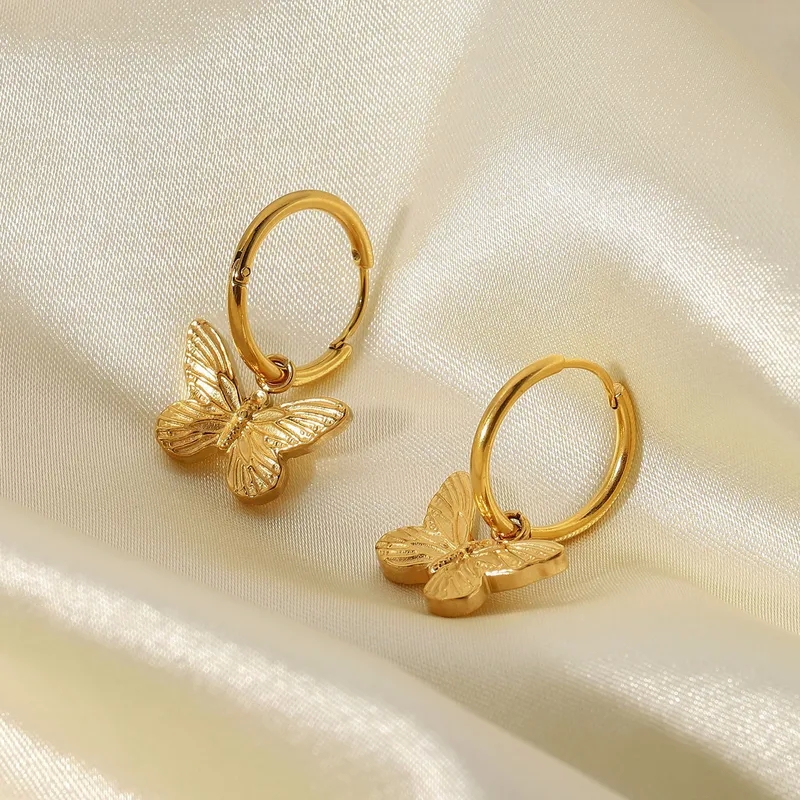 fine jewelry halloween Timeless Masculine 100 east fine jewelry 316 Stainless Steel Earrings – Quick Ethical No Inlaid Design ike fine jewelry