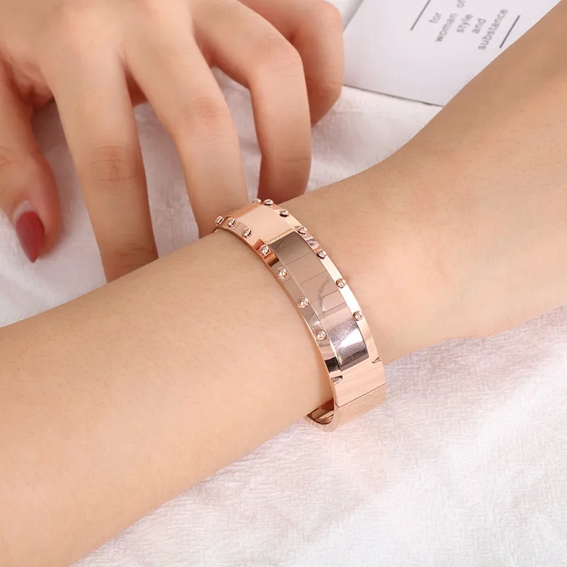 fine jewelry kids "Wholesale Exquisite Geometric Titanium Steel Bracelets – Everyday Fashion fine jewelry display Must-Have in Bulk" quince fine jewelry review
