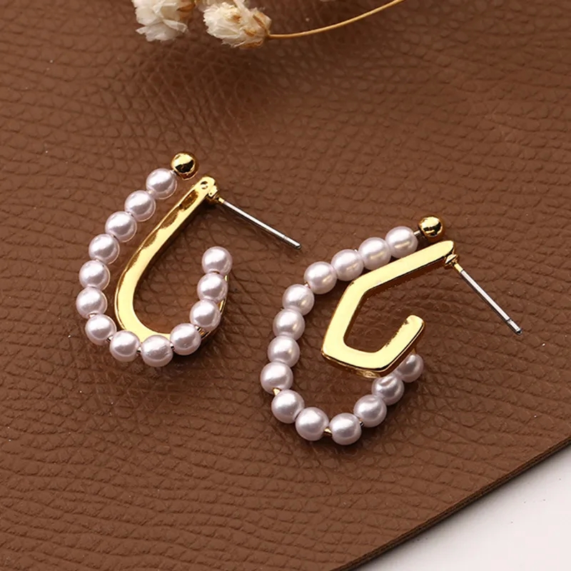 fine jewelry knuckle ring "Limited Stock Sleek U-Shape Freshwater Pearl 18K Gold Plated Ear Studs – Eye-Catching isabella's fine jewelry Seasonal Elegance" fine jewelry cleaner