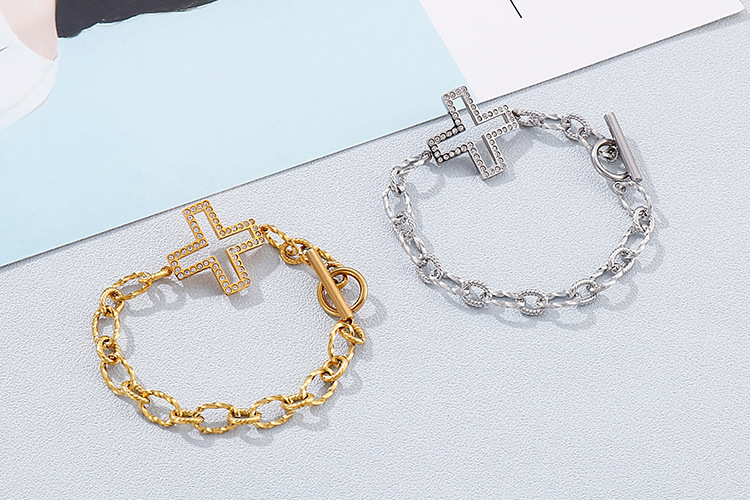 fine jewelry opal Eco-Chic Recycled Titanium Steel 18K Gold Plated Non-Toxic Artsy Letter fine jewelry gifts Bracelets – Wholesale Bulk barron's fine jewelry