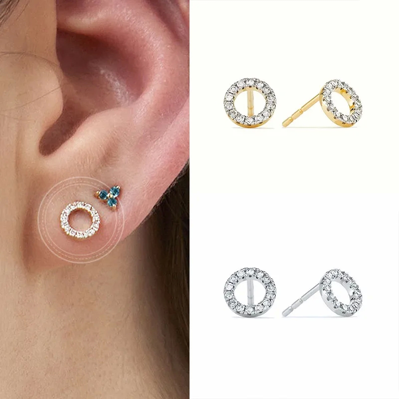 fine jewelry outlet "Bold Retro Geometric Copper Ear Studs with Gemstones christopher's fine jewelry – Timeless Romantic Style for Everyday Jewelry" xandrea fine jewelry