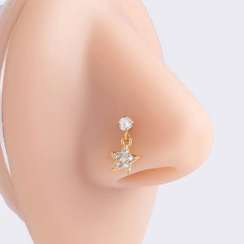 fine jewelry portland "Limited Edition 316L Stainless Steel Nose Rings – Heart Flower fine jewelry charms & Butterfly Designs with Zircon Inlay Glam & Refined Style" jcpenney fine jewelry