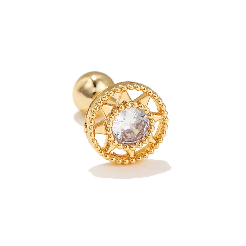 fine jewelry trends 2025 "Vintage Boho Chic Brass Ear Cartilage Rings & Studs with Geometric Gem Accents – Elegant & black friday fine jewelry sale Timeless" artifex fine jewelry