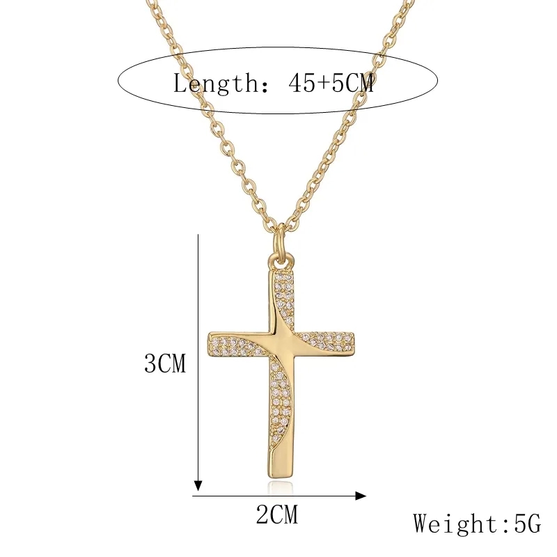 fine jewelry vs demi fine "Exclusive Boho Glistening Copper Cross Zircon Inlay Pendant Necklace – Simple Style Wholesale fine jewelry tampa Deal" fine jewelry gold earrings