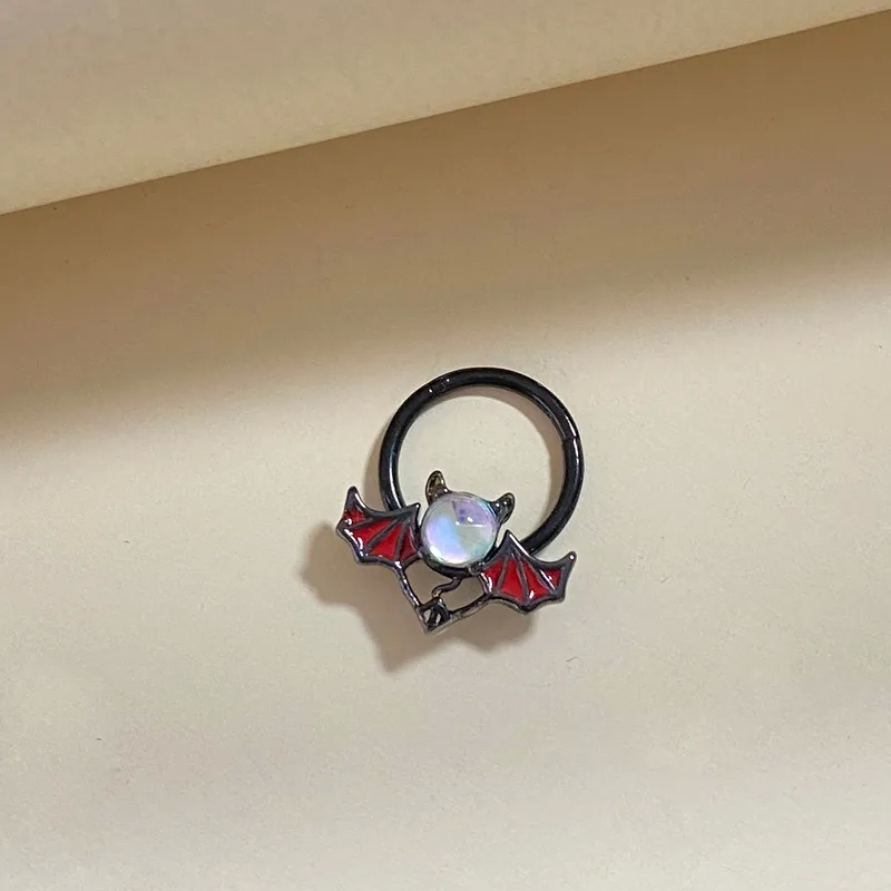 fine jewelry vs imitation jewelry Exclusive Recycled Stainless Steel Animal Nose Ring - Titanium, Gold, Silver fine jewelry vs demi fine Plated, Formal Vacation Style levy's fine jewelry