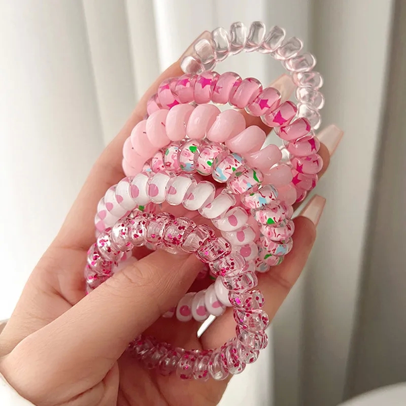 hair accessories gothic "Boho Chic korean hair accessories Color Block Resin Hair Ties – Feminine Timeless Affordable Luxe for Women" flower girl hair accessories