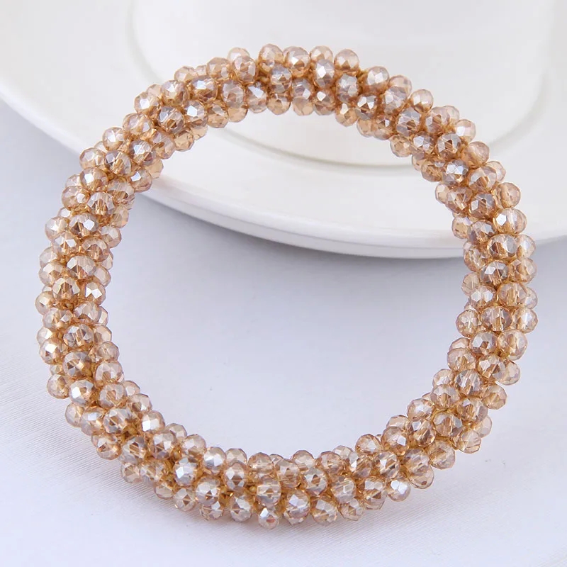 hair accessories india Eco-Chic Earthy Crystal Elastic Hair Bands – Hypoallergenic Ethical High-Quality Korean Fashion hair clip xl Accessories hair accessories names with pictures