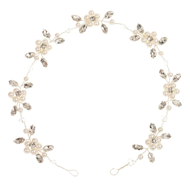hair clips 80s "Vintage-Inspired Elegant Rhinestone Hairband with Imitation Pearls hair decoration 6 letter word – Earthy Luxury Craftsmanship" hair accessories kids