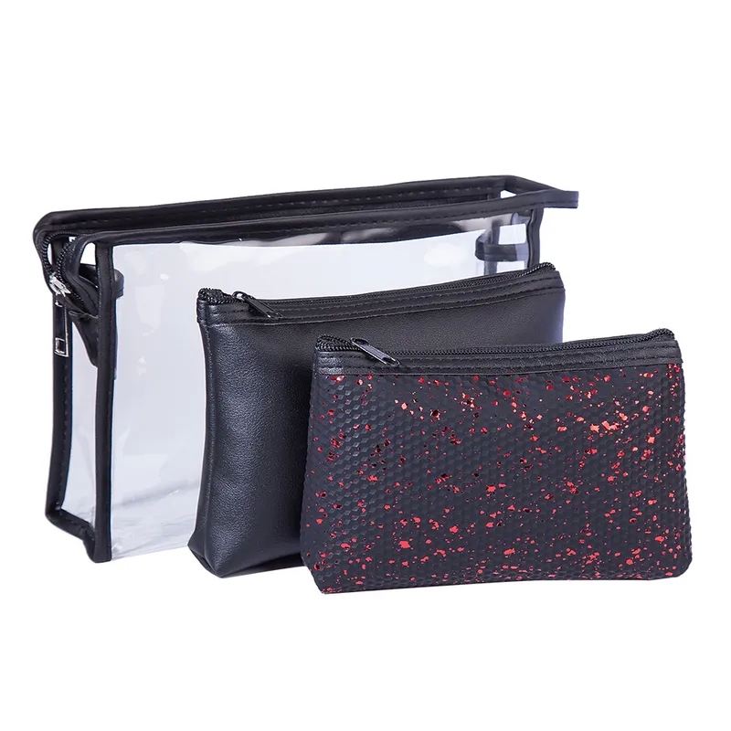 health & beauty bamboo tissues 200 "Eco-Chic Personalized PVC/PU Leather Sequined Cosmetic Bag – Classic Playful sally beauty health benefits & Sustainable" wellness center beauty & health smithtown ny