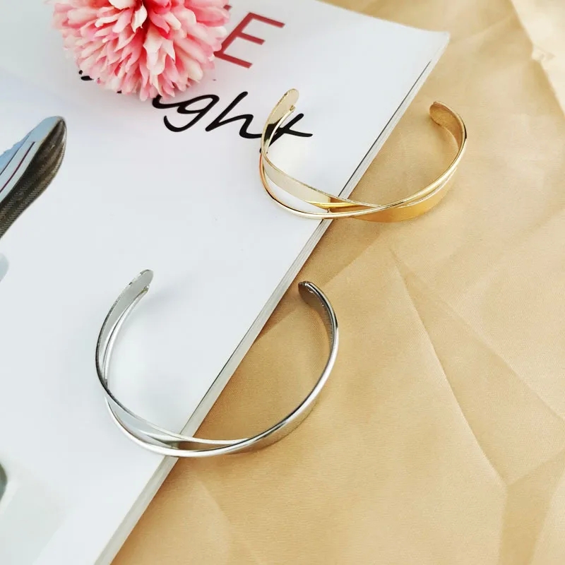 high end fashion jewelry "Wholesale Lightweight Polished Metal Women's fashion jewelry hsn code Bangle – Classic Solid Color Statement Piece" ab fashion jewelry