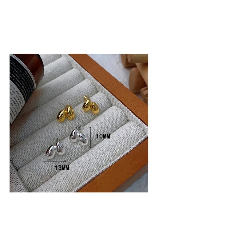 high end jewelry armoires "Vintage-Inspired 925 Sterling Silver Water is effy jewelry high end Droplet Stud Earrings – Timeless Antique Craftsmanship" high end jewelry clover
