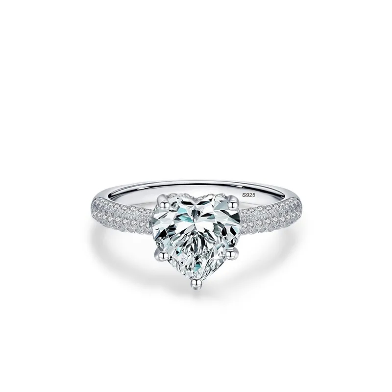 high end jewelry organizer "Rare Bohemian Multifunctional Silver Zircon Heart what is high quality jewelry Ring – Gift-Ready Wholesale Jewelry" high end jewelry with clover