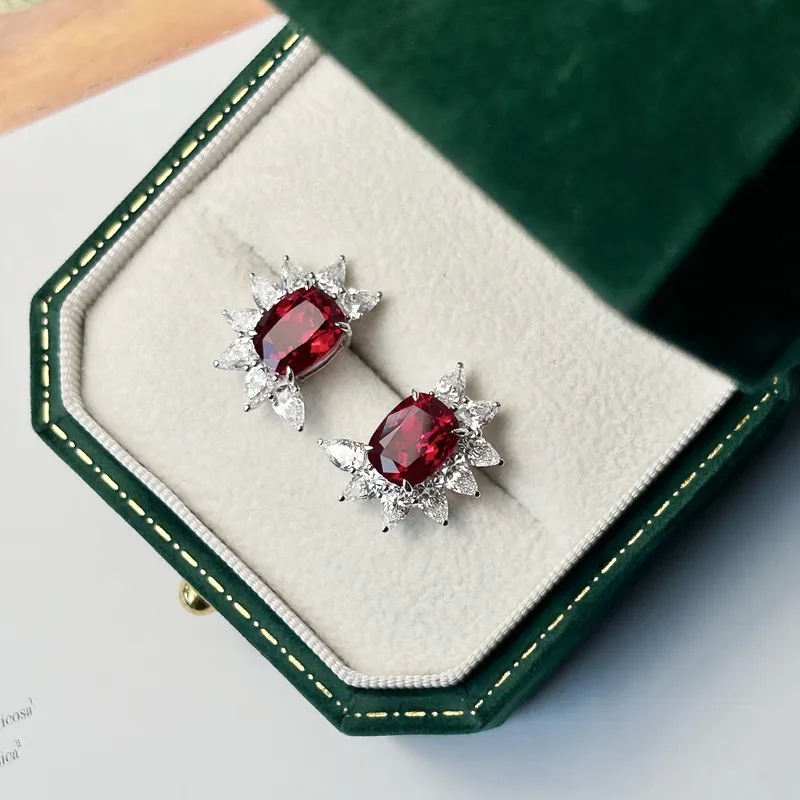 high quality zirconia jewelry "Discounted High-End 925 Sterling Silver Pear Lab-Grown Diamond ZWJC disney high end jewelry Earrings – Sleek Design" high end jewelry with clover