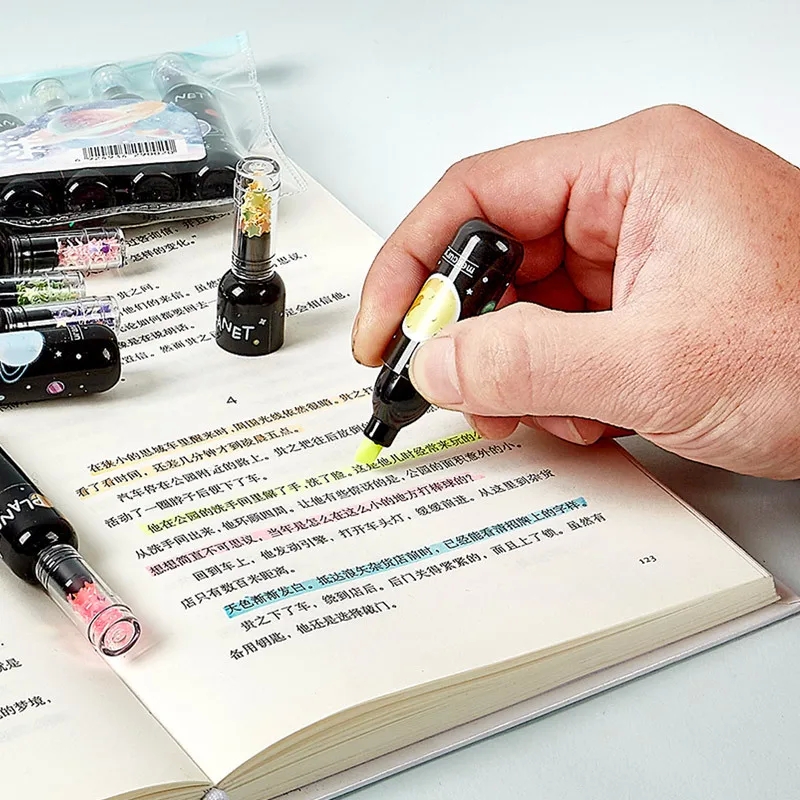 home kitchen garden "Trendy Genuine Multifunctional Feminine Kids Cartoon Drift Bottle Fluorescent Pen - home kitchen ultimo 1pc" ojai home kitchen