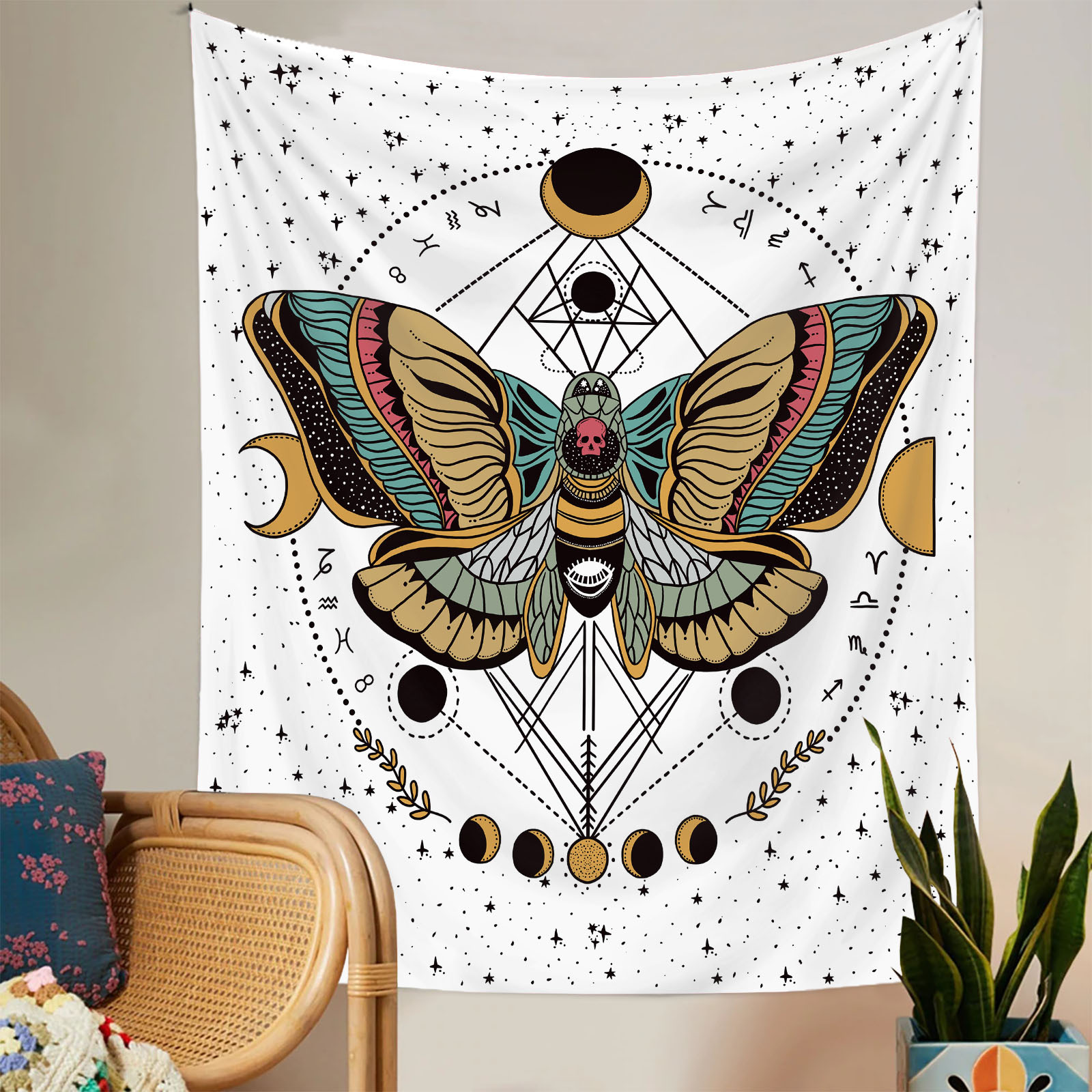 home kitchen new york photos Custom home just kitchen Minimalist Retro Moon Flower Butterfly Polyester Plush Tapestry – Exquisite Short Design home kitchen model