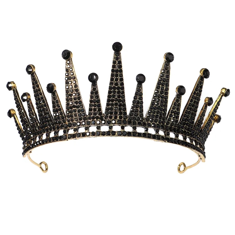 how to use hair accessories "Boho Chic Upcycled Rhinestone Crown – Retro Alloy Design Premium Quality 1950s hair accessories Casual Elegance – 1 Piece" hair clips 6