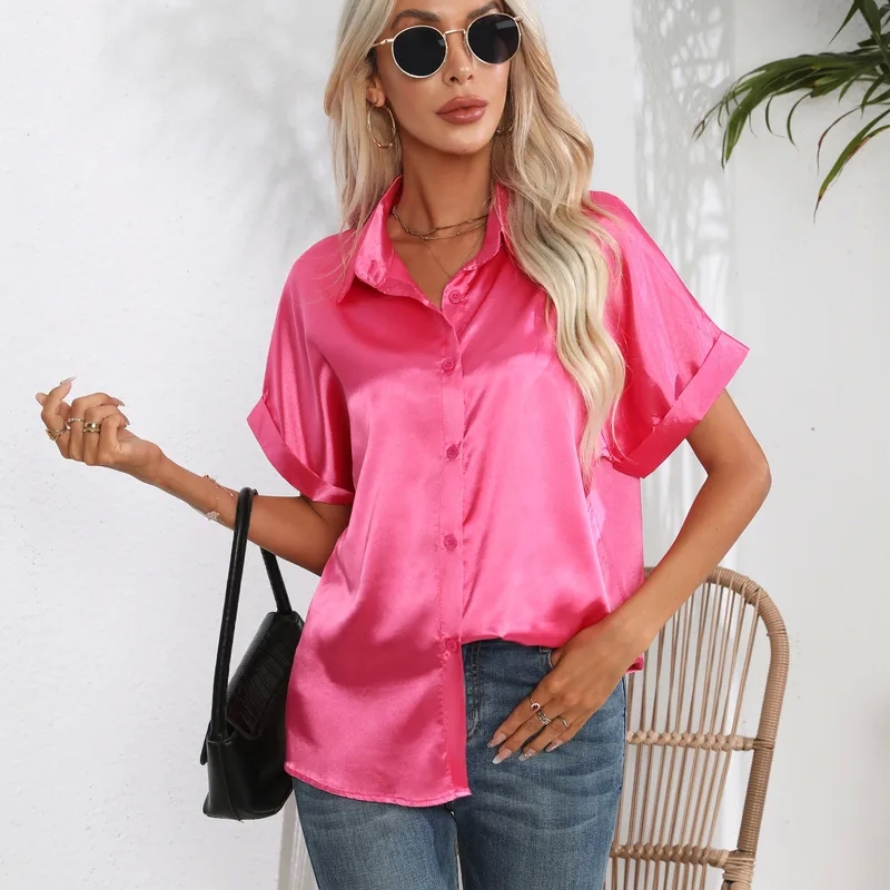 infinity women's clothing "Stylish Women's Short Sleeve Blouse – Adjustable Fit Solid women's clothing knoxville tn Color Perfect for Party Wear" women's clothing companies