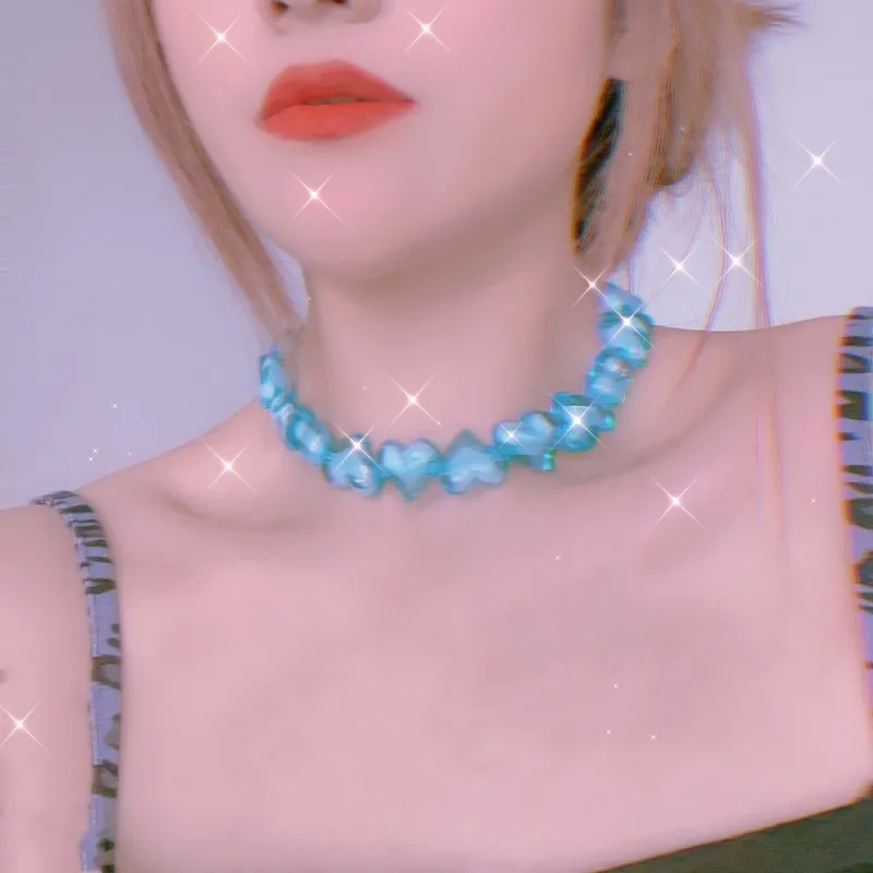 international fashion jewelry & accessory show 2024 "Boho-Inspired Heart Beaded Choker: Trendsetting fashion jewelry official website Elegance with Heritage Charm Budget-Friendly Style" fashion jewelry made in china