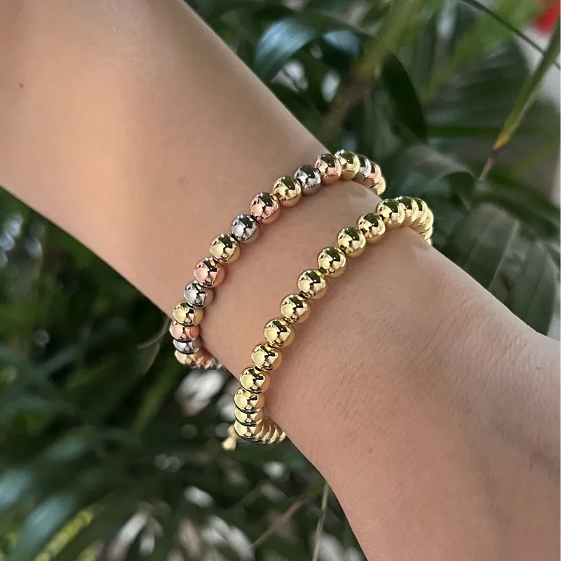 is fine jewelry real Vintage-Inspired Dainty Gold-Plated Copper yungers fine jewelry Beaded Jewelry Set – Glamorous & One-of-a-Kind Antique Bracelet & Necklace ultra fine jewelry qvc